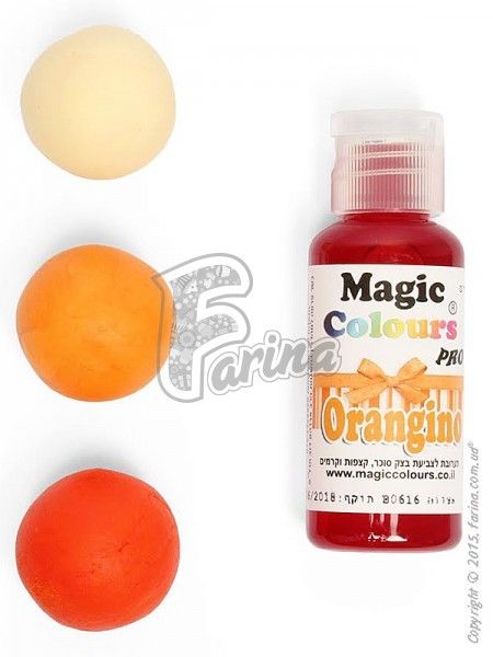 Краситель гелевый пищевой Magic Colours Pro 32г - Оранжевый (Orangino)< фото цена